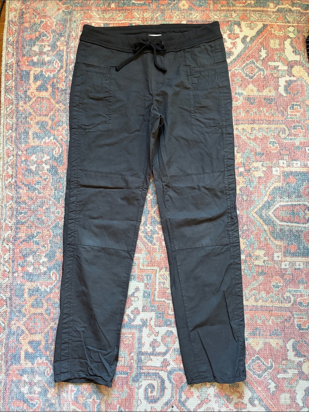 Standard James Perse Black Drawstring Cotton Pocket/Cargo Pants. Size 2/Medium